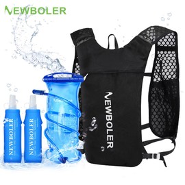 Hydration Vest Running Backpack for Trail Running Marathon Cycling Hiking – Lightweight Breathable Water Pack with 500ml Soft Flask & Smart Storage for Men & Women