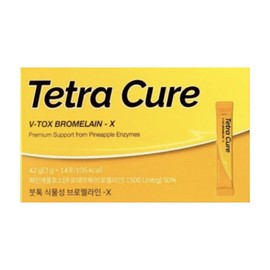 tetracure Brush Tok Bromelain V-Tok Naedonnae Brush Special Butok Review Efficacy Effect Vegetable Ingredient 14 packets / 붓톡 브로멜라인 브이톡 내돈내산 붓특 부톡 후기 효능 효과 식물성 성분 14포