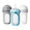 Boon Nursh Reusable Silicone Pouch Baby Bottles - Medium Flow
