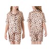 Topgal Big Girls Pajamas Size 6/7 – Lovely Brown Leopard