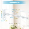 Alise Wall Mounted Clothes Drying Rack,Swivel Clothes Hanger,White,1Pcs