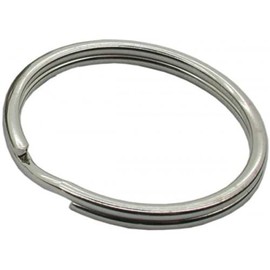 18mm 25pcs Split Rings Stainless Steel Double Loops Small Jump Ring Bulk Rings for DIY Arts Crafts Organization