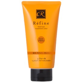 Refine Gray Hair Dye Hair Color Treatment R2 4.9 oz (140 g) Brown Black Head Spa Treatment Color 2nd Generation Rinse Conditioner For Men Women Gray Hair Color Mixing (Light Brown)