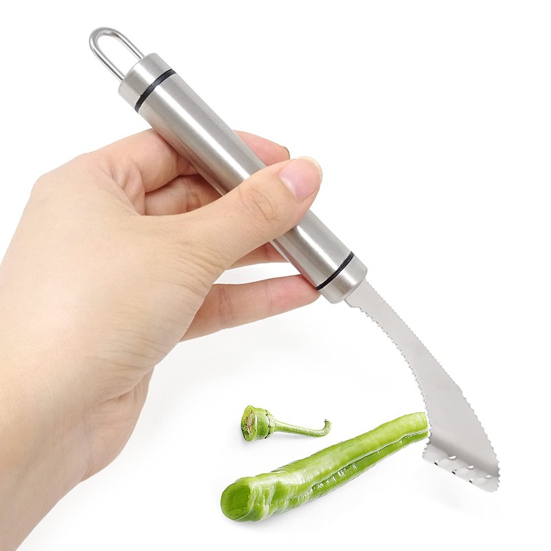 Honbay 1PCS Stainless Steel Jalapeno Pepper Corer Tool Chili Corer