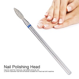 Practical Nail Drill Bits, 50Pcs Nail Polishing Grind Head Nail Drill Bits Tool For Acrylic Gel Nails Cuticle For Clean Pedicure(M-2.7Mm)
