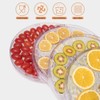 10 Pcs Round Silicone Dehydrator Sheets, Silicone Steamer Mesh Non