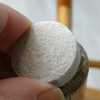 Shepherd 1" Round Leveling Self-Adhesive Felt Furniture Sliders for Hard