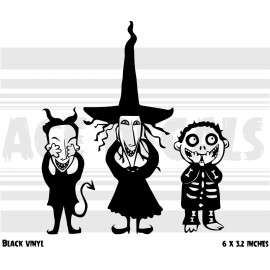 The Nightmare Before Christmas - Lock Shock and Barrel - decal sticker