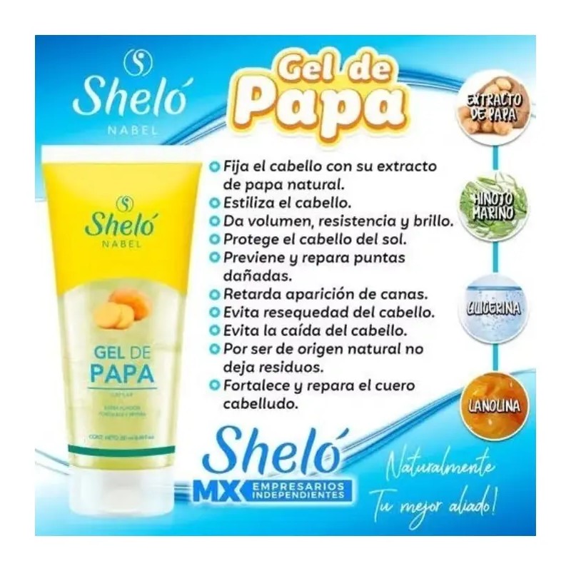 Shampoo Papa Aceite Gel Sheló Nabel