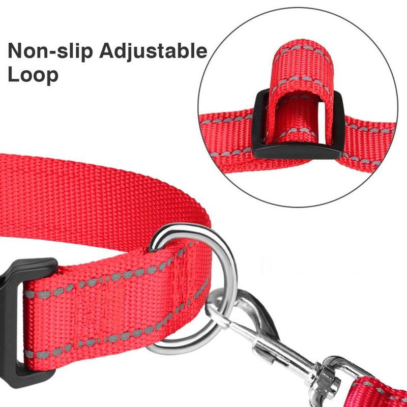 Taglory Reflective Adjustable Dog Collars for Puppy Small Medium Large