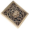 10x10cm Floor Drain Antique Copper Anti Odor Bathroom Floor Drainer