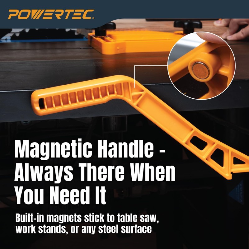 POWERTEC Safety Kit - Table Saw Push Block, L Shape