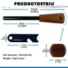 makstore Ferro Rod with Wood Handle | Fire Flint and