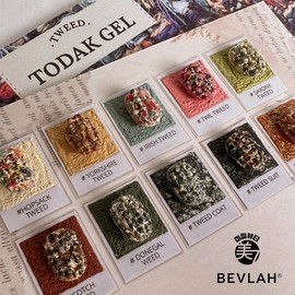 Vibla Todak Gel Tweed Embossed Nail 10 Piece Set / 비블라 토닥젤 트위드 엠보네일 10종 세트