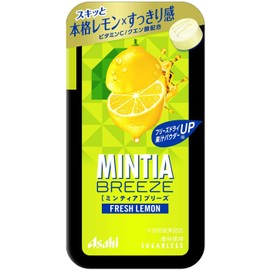 Asahi Food Mintia Breeze Fresh Lemon, 30 Tablets x 24 Pieces