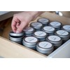 Rimoco large spice jars, stackable, with extra aroma lid incl.
