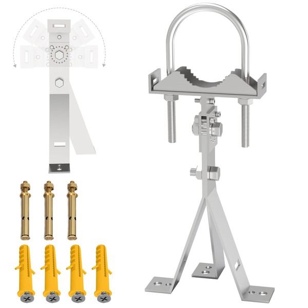 7" Heavy-Duty Wall Mount Bracket – 3-Leg Design with 180-Degree