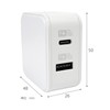 Kashimura NAC-048 Maximum PD30W USB-A + Type-C AC Charger