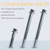 Wllead LS Engine Starter Bolt Kit Compatible with All GM
