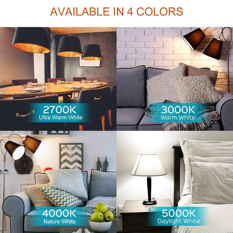 YGS-Tech 3 Inch LED Recessed Lighting, Dimmable Downlight 5W(40W Halogen