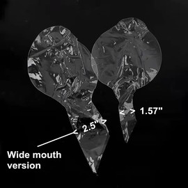 Clear Balloons for Stuffing, 15 Pack Wide Neck Pre Stretched Fillable BoBo Balloons for Stuffing
