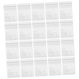 IWOWHERO Portable Ring Storage Pouches 100 Pack PVC Jewelry Bags for Organizing Earrings