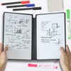 Small Whiteboards A5 Whiteboard Notebook, Mini Dry Erase Whiteboard Notepad,