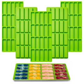 5 Pcs Silicone food molds for harvest right freeze dryer medium trays, Silicone Food Bar Molds for Harvest right freeze dryer accessories, Freeze dried chocolate bar,fruit bar,yogurt bar,coffee bar