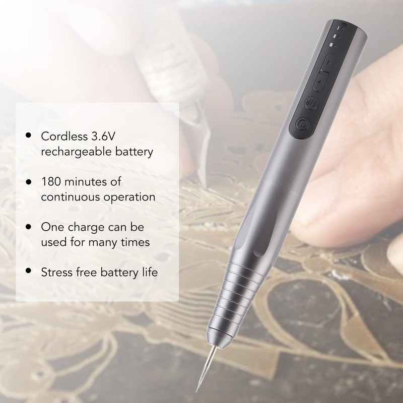 Mini Polishing Pen Kit Micro Rechargeable Electric Grinding Machine for