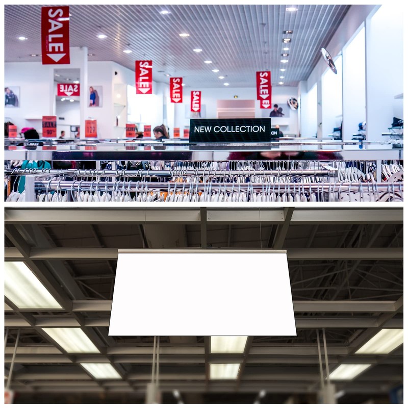 sourcing map PVC Poster Rail 30 cm / 12 Inches