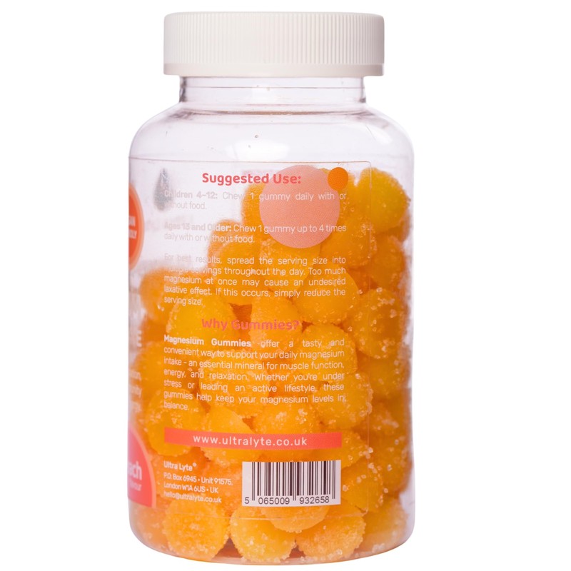 Ultra Lyte Magnesium Citrate Gummies – 336 mg Elemental Magnesium