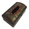 Allgala Antique Wooden Tissue Box Holder