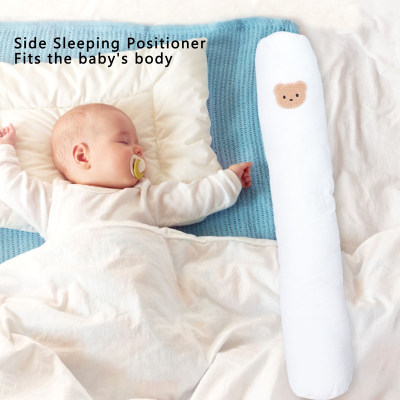 Multifunctional Baby Bolster Soft Breathable Cotton Cute Bear Pattern Infant