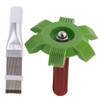 LIFKOME 2pcs Air Conditioner Fin Comb Cleaning Tool Stainless Steel