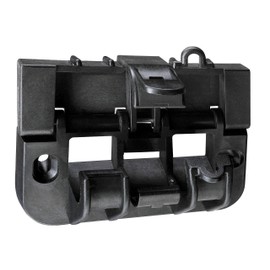 Masterplug Cord Reel Wall Hanging Bracket, Secure Lockable Storage Mount - Black