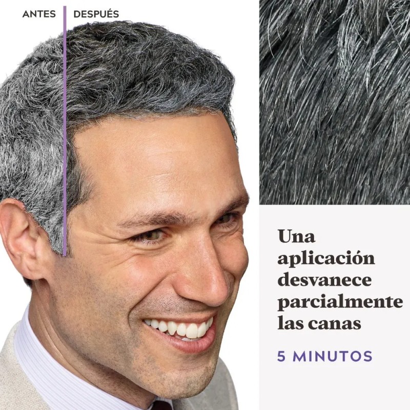 Tinte Just For Men Control Gradual Negro 3 Pack T-55