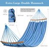 SUNCREAT SUNCREAT Hammocks Double Hammock with Curved Spreader Bar, Outdoor