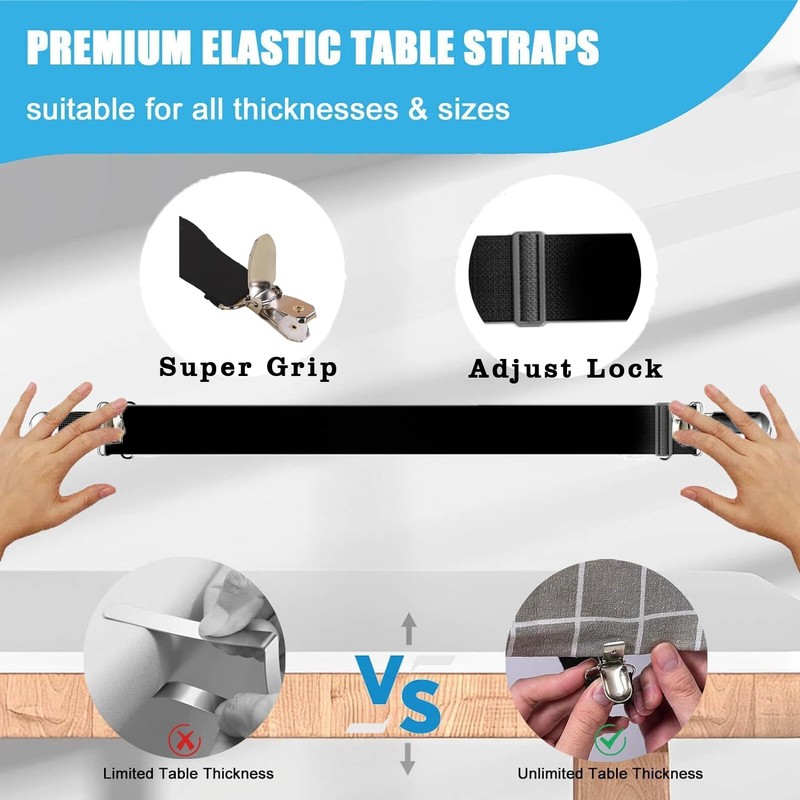 CUNGLIN Tablecloth Clips Clip Tablecloth Clips for Outdoor Tables Pack