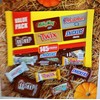 MARS MILK CHOCOLATE VARIETY PACK CANDY, FUN SIZE SNICKERS/TWIX (145