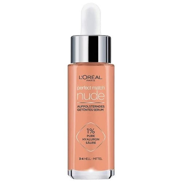 L'Oréal Paris Tinted Serum Nourishing Liquid Foundation with Hyaluronic Acid,
