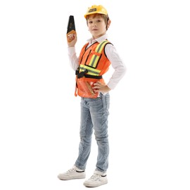 Forever Young Kids Children's Workman Builder Construction Fancy Dress Costume (5-7 years)
