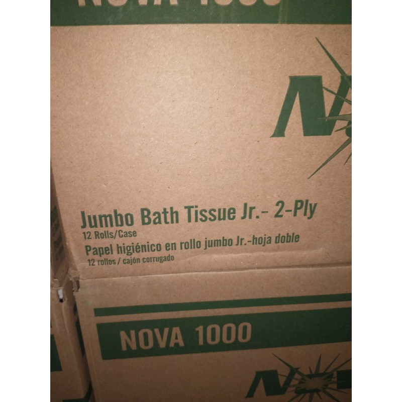 Nova 1000 Bathroom Tissue Jumbo Jr. (10) case in stock