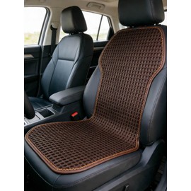 SMIUPIN Summer 3D Air Big Mesh Car Seat Cushion Pad,Universal Fit Cooling Breathable and Vent Mesh Car Seat Cushions Cover for Truck SUV Pikup Sedan Accessories 1PCS (Brown)