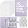 Zuozee 100 Envelopes Money Saving Challenge Binder, A5 Savings Binder