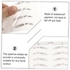 WOONEKY Instant Natural Brows 6pcs Hair-like Eyebrow Stickers False Eyebrows