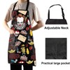 WZMPA Horror Clown Cooking Apron Horror Clown Lover Gift Welcome