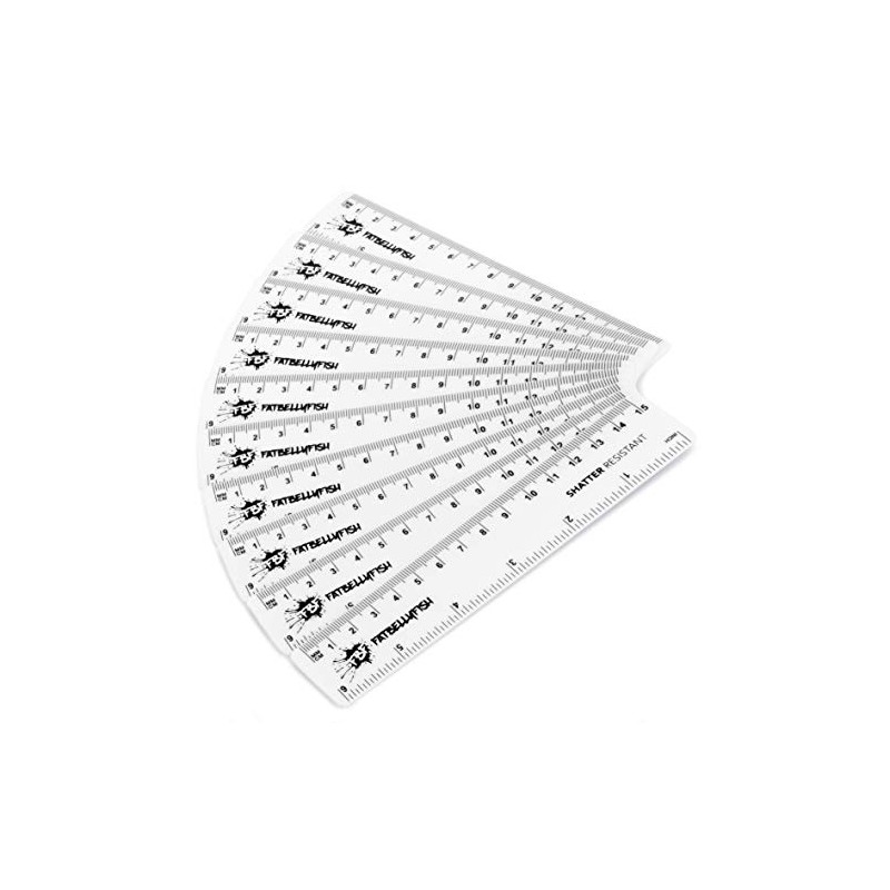 6 Inch / 15cm Rulers - Shatter Resistant - Class