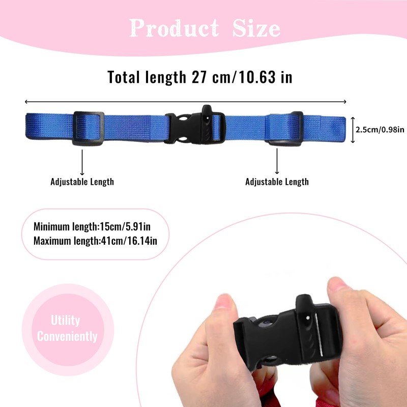 Ikerall Sternum Straps For Backpacks 1-pack,Adjustable Chest Strap with Emergency