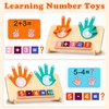 daboot Number Learning Toys for Toddlers 3-5: Number Blocks Math