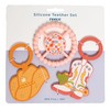 Reece Studio Disco Cowboy Teether Set of 3, Baby Sensory